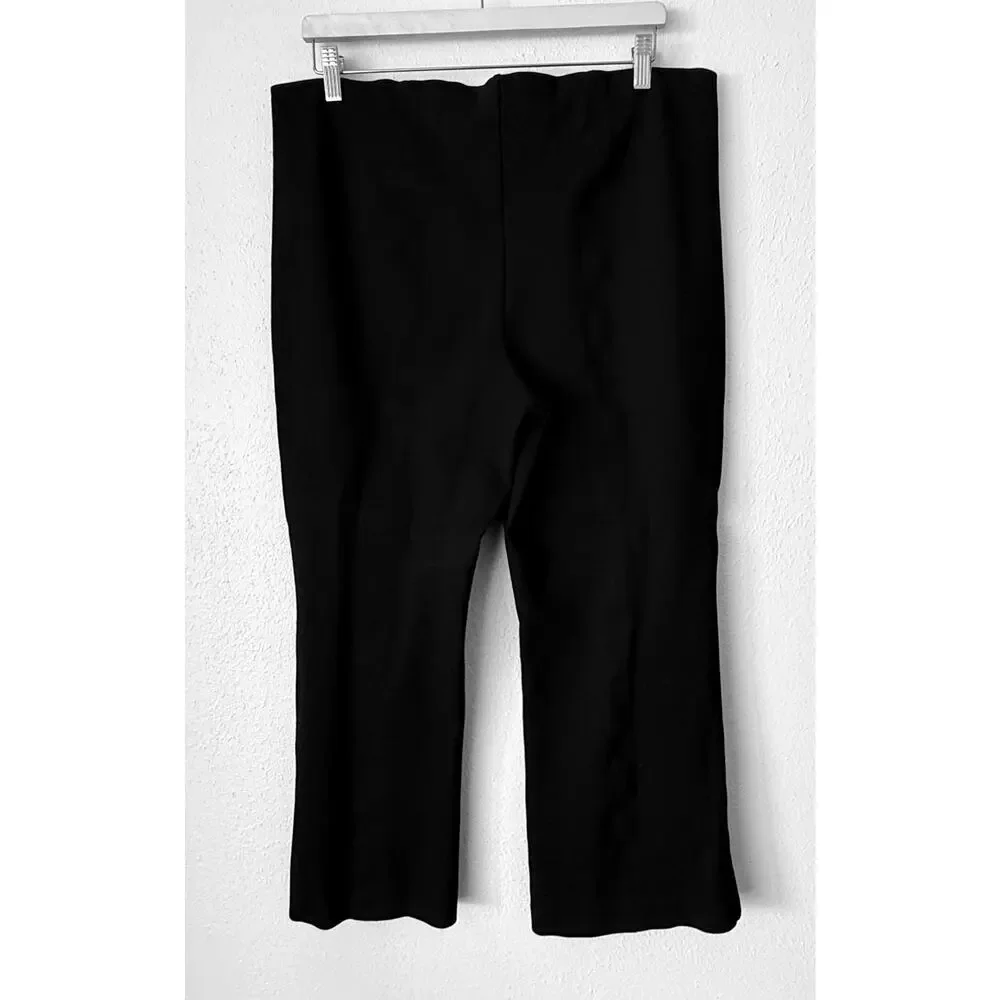 Anthropologie Maeve Margot Black Pants High Rise Tailored Trousers Size XL - Picture 3 of 6